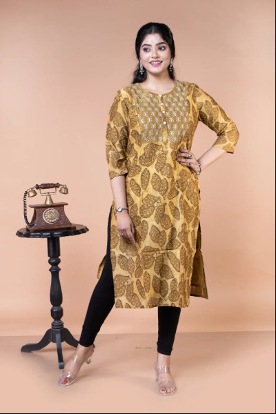 yellow-and-brown-chanderi-silk-kurti-ch-kr-0001