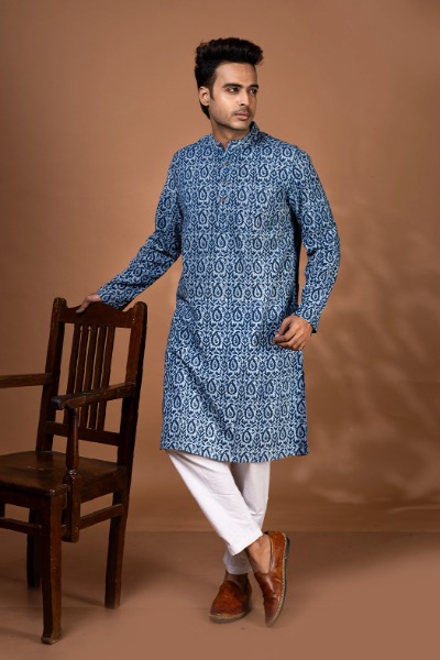 indigo-hand-block-printed-mens-long-kurta-mn-lk-0022