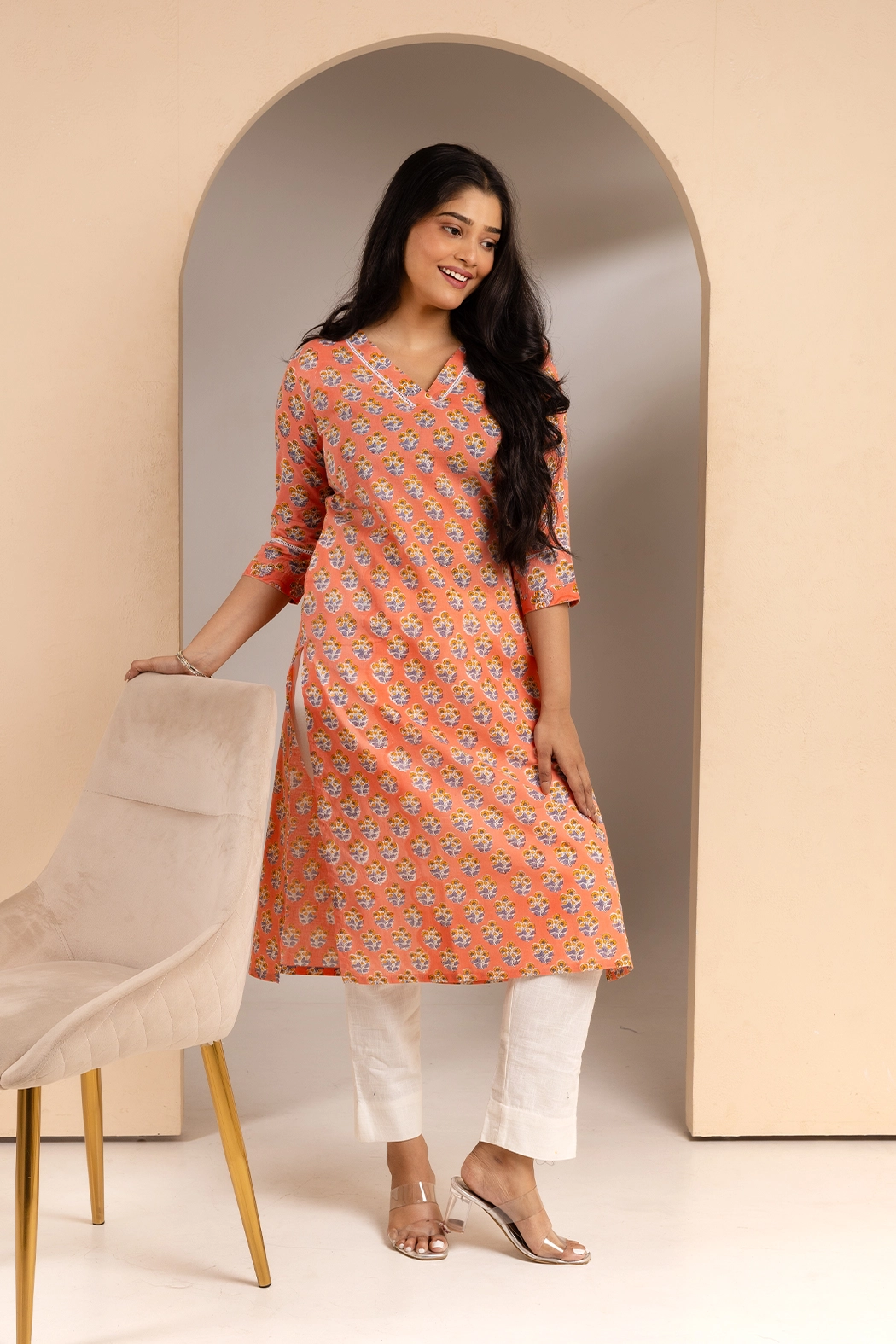 v-neck-bagru-cotton-kurta-kr-bg-0088
