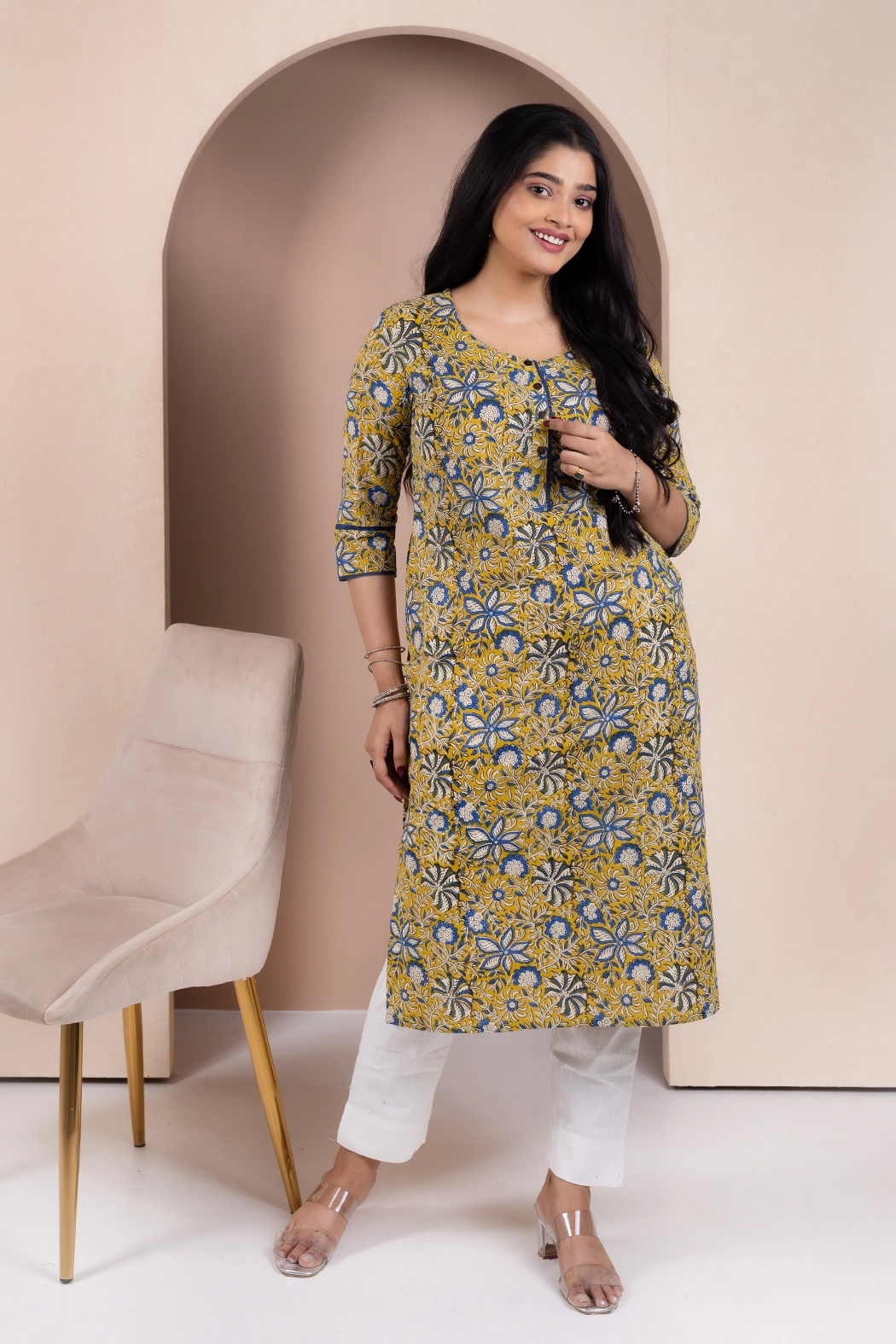 yellow-bagru-cotton-kurta-kr-bg-0071