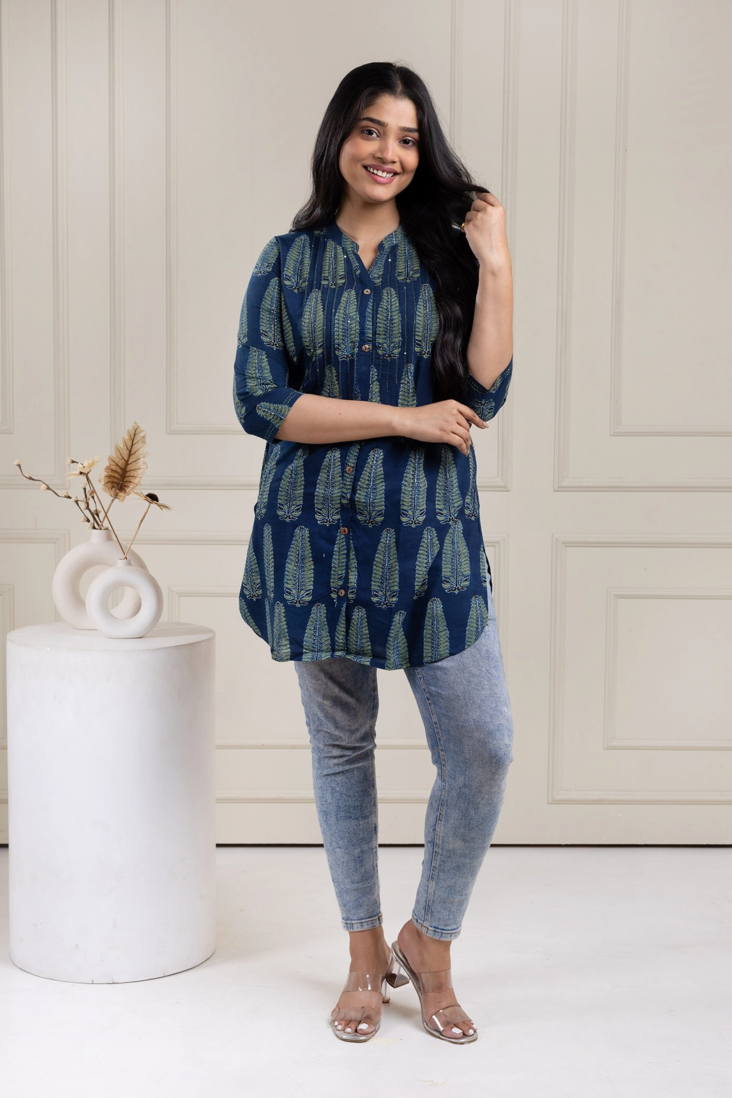 blue-ajrakh-hand-block-printed-tunic-ml-aj-0001