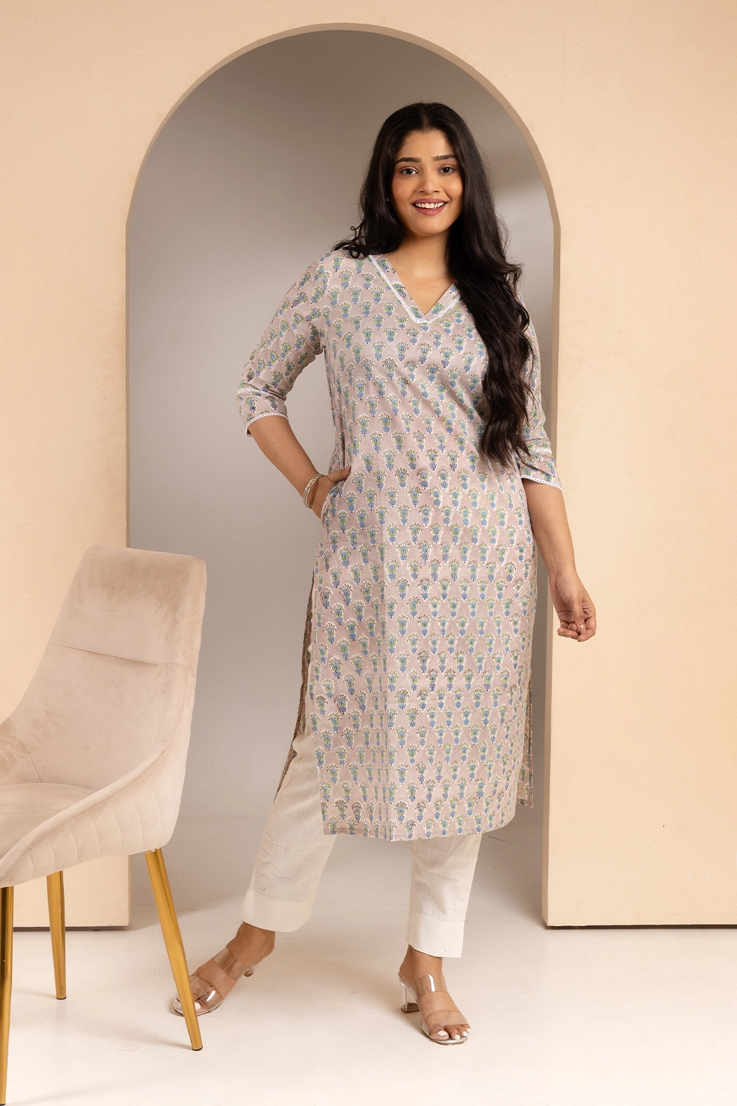 v-neck-bagru-cotton-kurta-kr-bg-0073