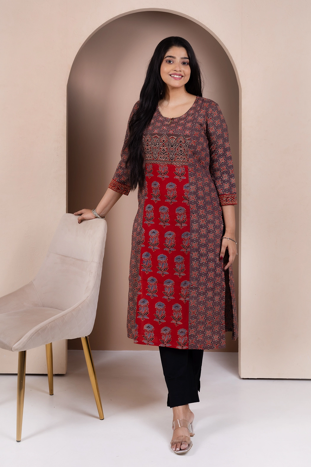 ajrakh-hand-block-printed-cotton-kurta-kr-aj-0052