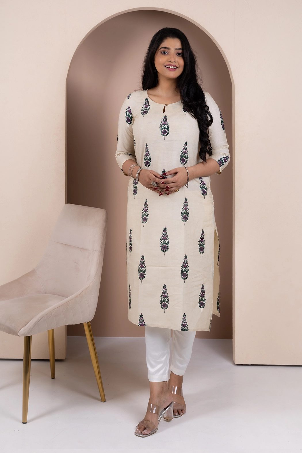 white-block-printed-munga-silk-kurta-kr-ms-0006