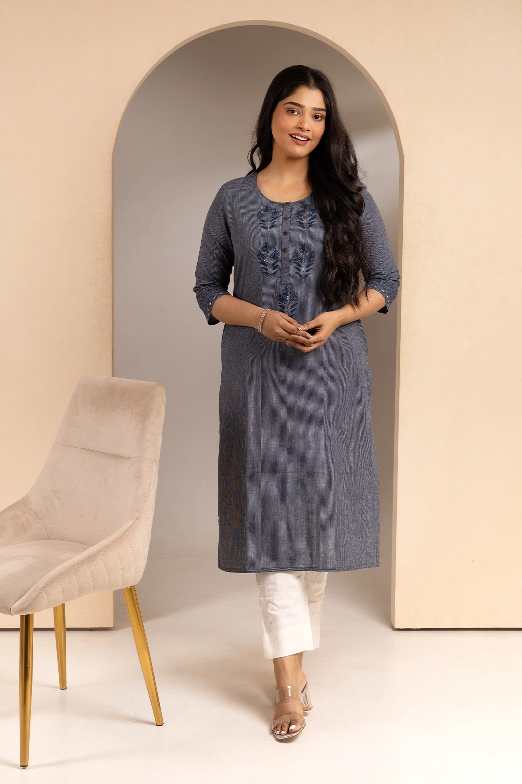 grey-cotton-kurta-kr-sl-0049
