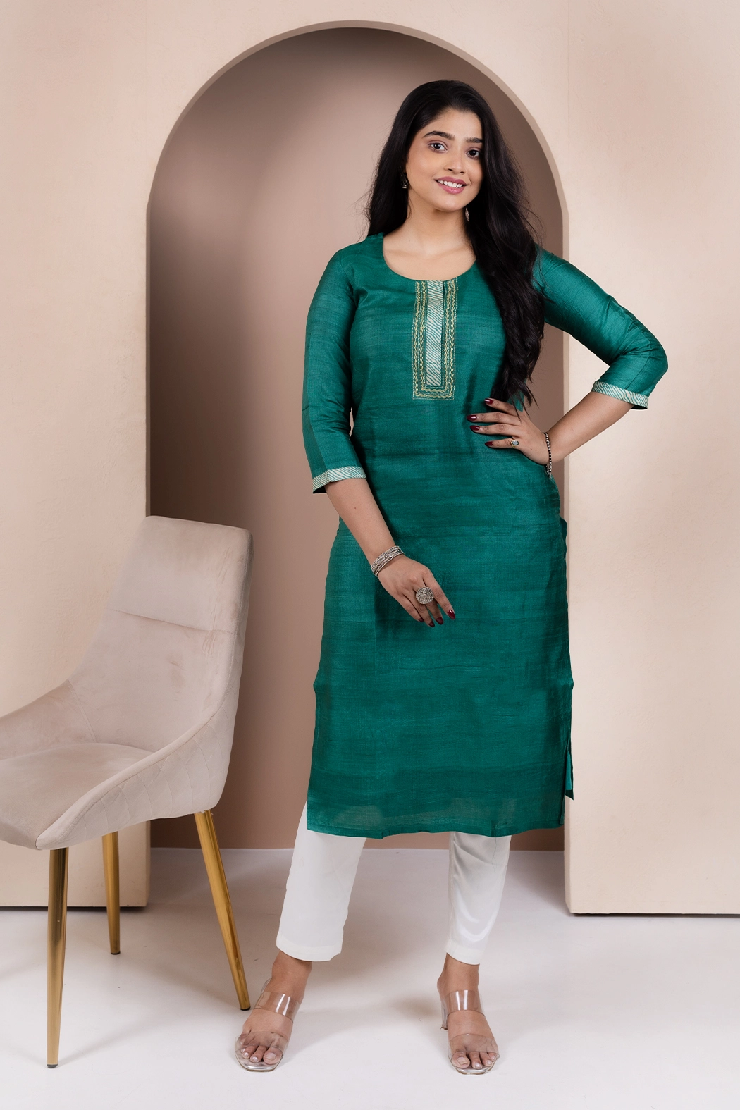 green-tussar-silk-kurta-kr-ts-0076