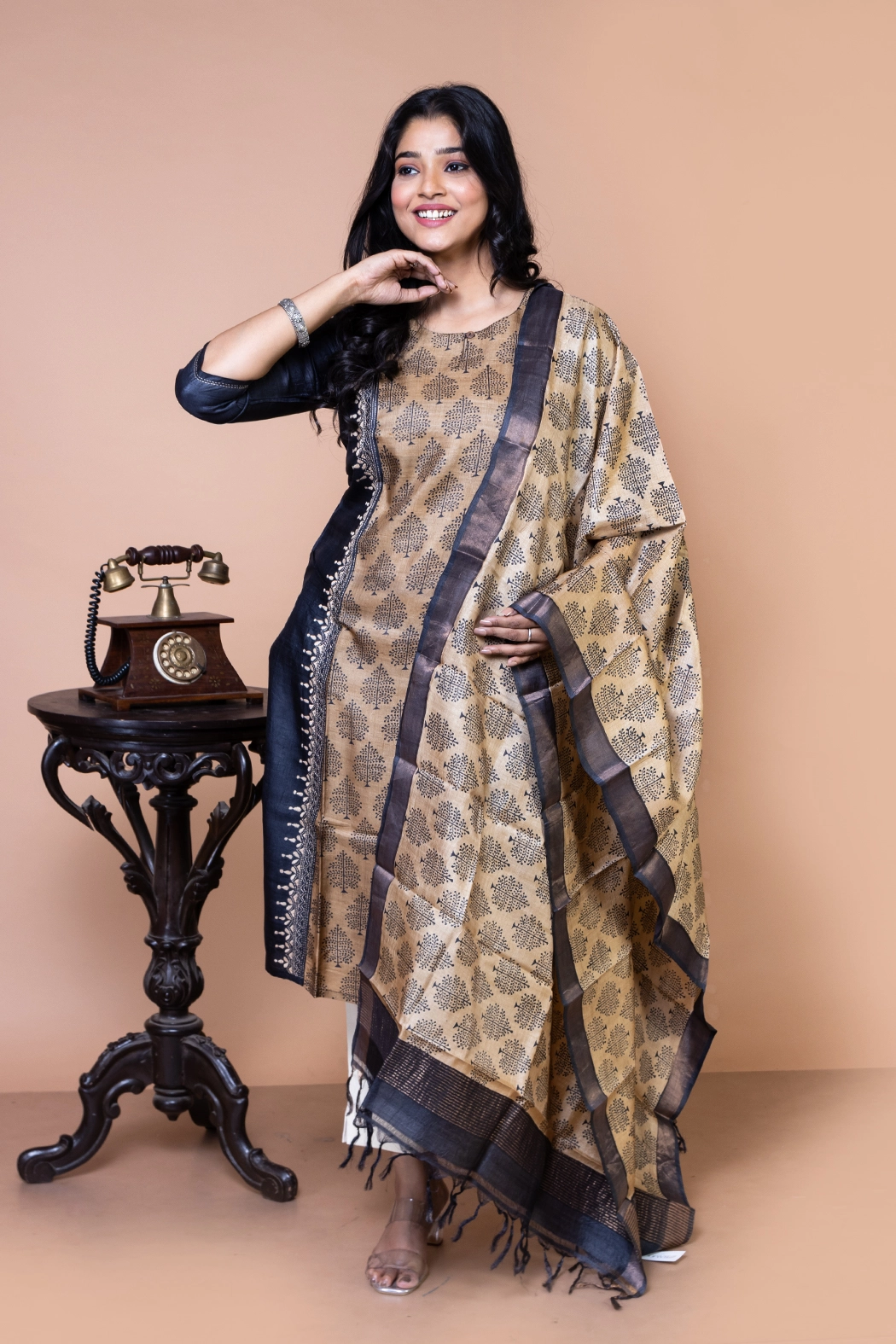 black-tussar-silk-kurta-kr-ts-0071