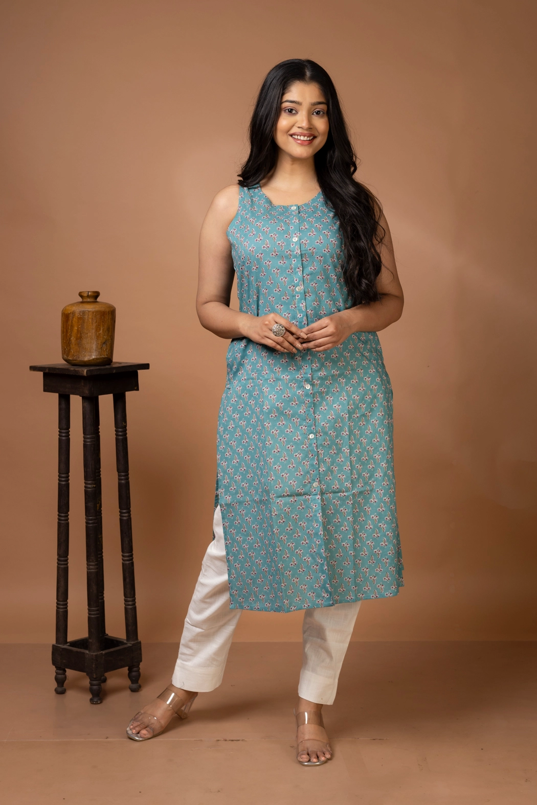 beautiful-green-printed-cotton-kurta-kr-sl-0031