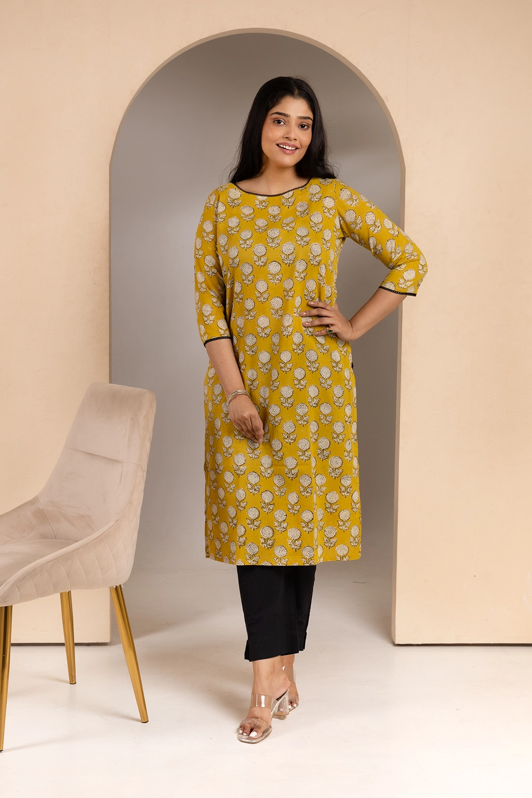 yellow-bagru-cotton-kurta-kr-bg-0087