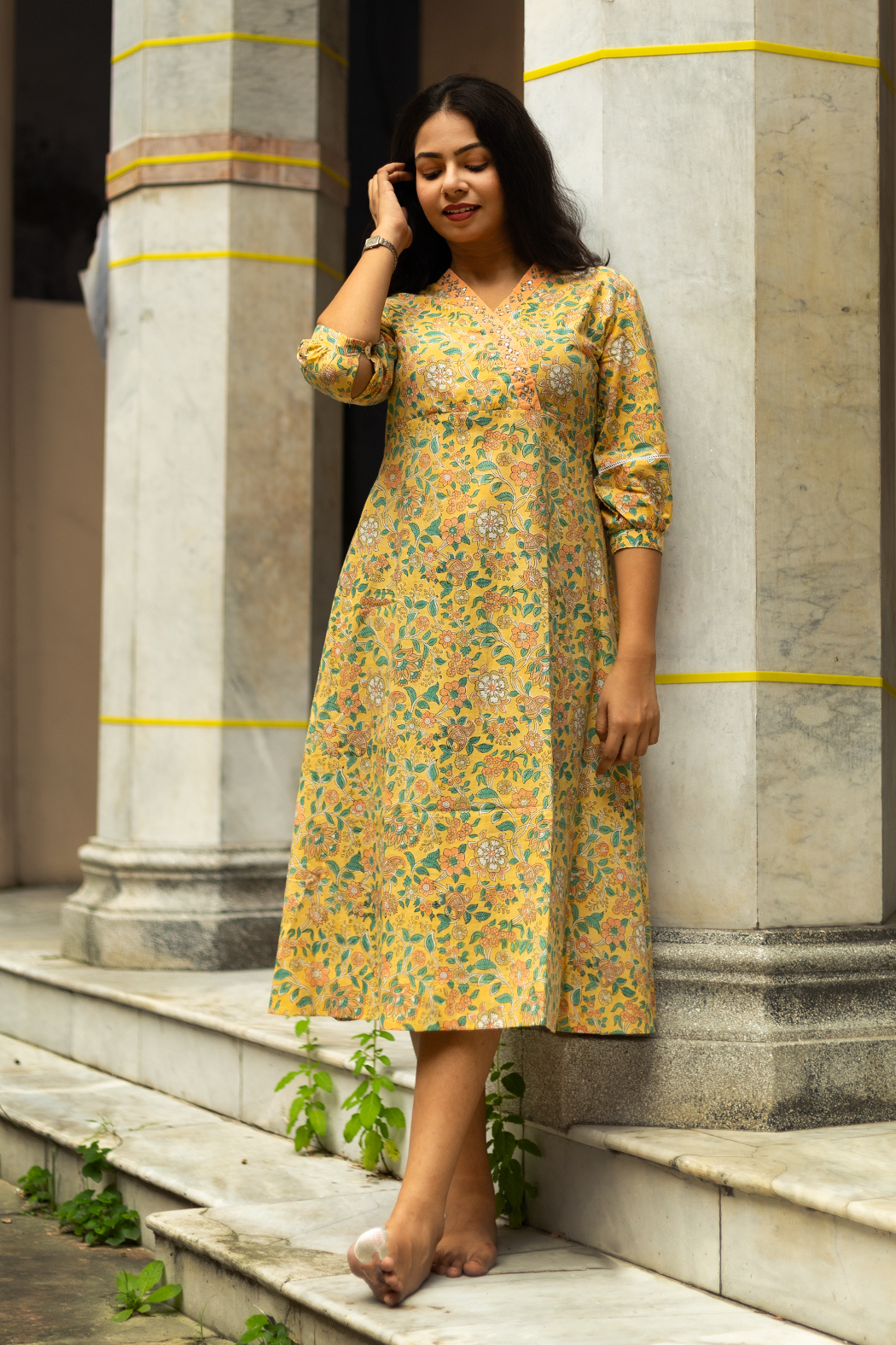 yellow-bagru-cotton-dress-dr-bg-0009