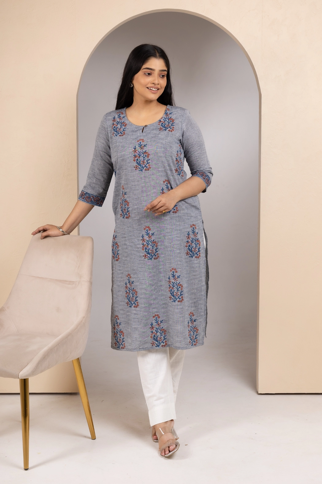 grey-block-printed-cotton-kurta-kr-sl-0051