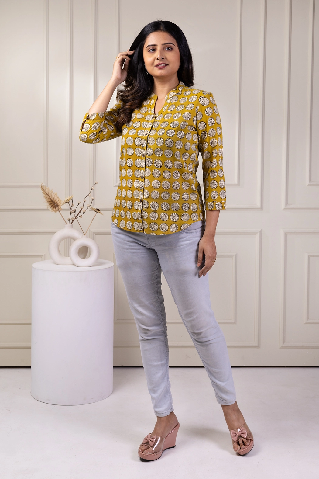 yellow-bagru-women-shirt-st-wm-bg-0031
