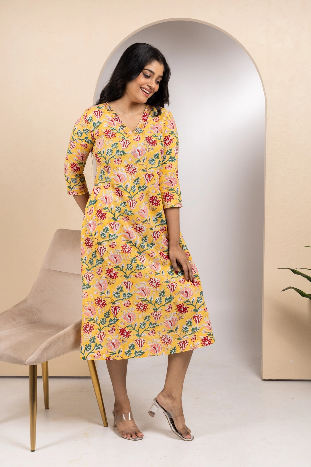 yellow-bagru-cotton-dress-dr-bg-0019